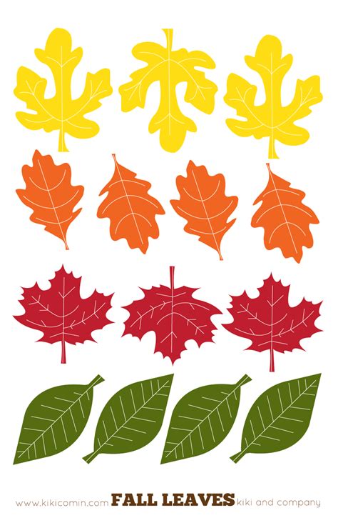 fall leaf template printable|autumn leaves printables free.